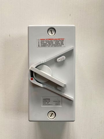 32A 雙極防水負荷隔離開關（刀掣） 圖片 2
